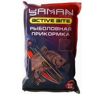 Прикормка Yaman Active Bite Карп-Карась Big Fish коричневый, 900 г Y-AB-16