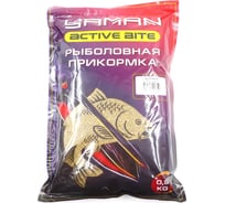 Прикормка Yaman Active Bite Лещ (ваниль), жёлтый, 900 г Y-AB-07