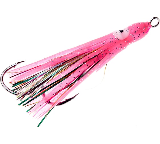 Крючки HIGASHI Double assist hook DOHF70 #17, #Pink glow 05905_5796 1