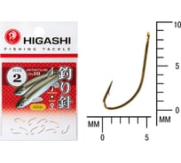Крючок HIGASH Akitakitsune ringed #2 Gold 03666