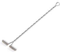 Отвод витой боковой Yaman нержавеющая сталь, 8 см, 5 шт Я-ОС45