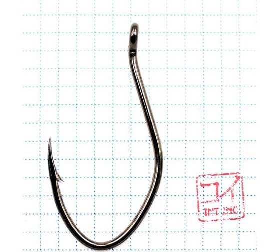 Крючок CAT FISH HOOK, размер 6/0 (INT), цвет BN, 3 шт Koi KH9183-6/0BN