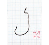 Крючок OFFSET WORM, размер 5/0 (INT), цвет BN, офсетный 10 шт Koi KH6201-5/0BN