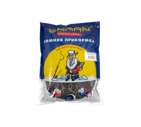 Прикормка Yaman Winter Taste Плотва зимняя увлажненная (кокос), чёрный, 700 г Y-WT-27
