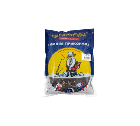 Прикормка Yaman Winter Taste Плотва зимняя увлажненная (кокос), чёрный, 700 г Y-WT-27