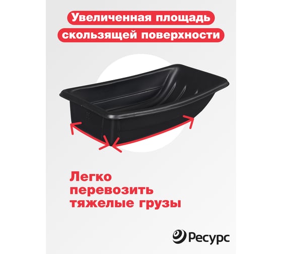 Сани для рыбаков Ресурс 001, 865х460х130 мм, 24184