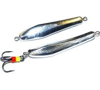 Блесна вертикальная зимняя Lucky John судаковая МАРО с тройником Owner, 11 г, 60 мм 8190-09S