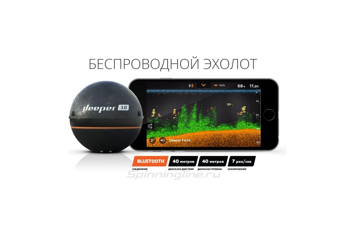 Эхолот Deeper Smart Fishfinder 10s10. Эхолот Диппер 3.0. Двухлучевой Deeper Smart Pro.