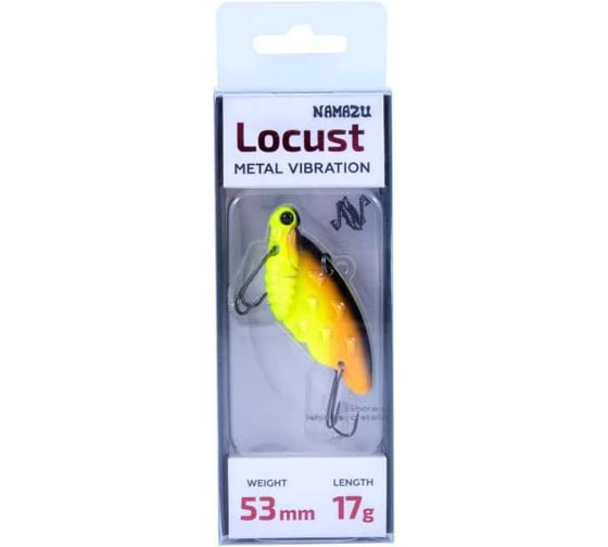 Блесна-цикада Namazu Locust L-53 мм, 17 г, цвет №50 N-CL53-С50