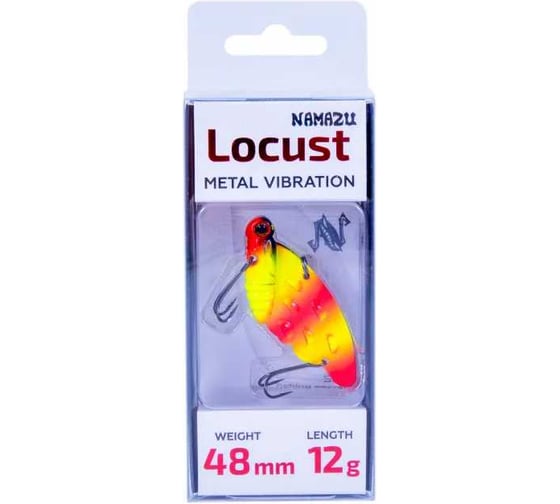Блесна-цикада Namazu Locust L-48 мм, 12 г, цвет №44 N-CL48-С44