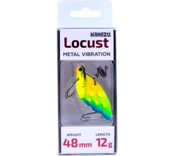 Блесна-цикада Namazu Locust L-48 мм, 12 г, цвет №48 N-CL48-С48