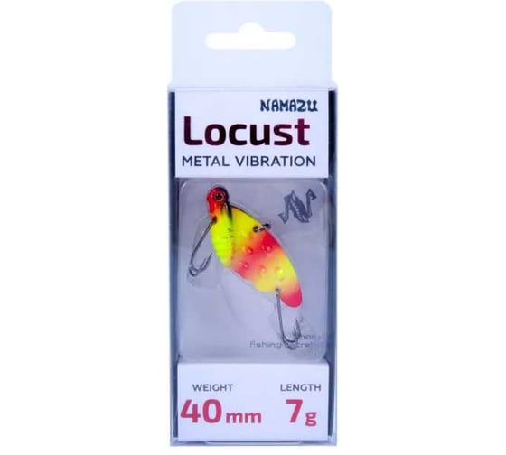 Блесна-цикада Namazu Locust L-40 мм, 7 г, цвет №44 N-CL40-С44