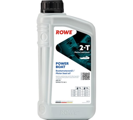 Масло моторное Hightec power boat 2-T Rowe 20078-0010-99