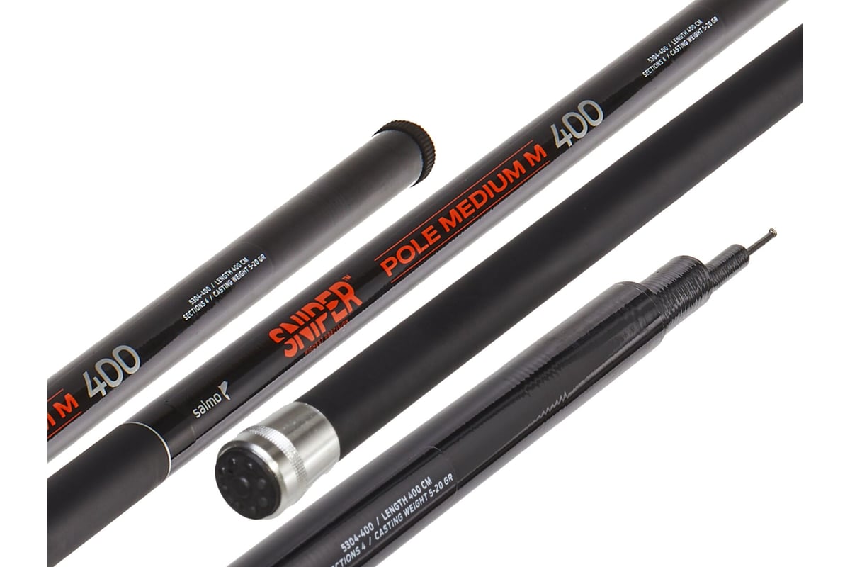 Поплавочное удилище без колец SALMO Sniper POLE MEDIUM M 4.0 5304-400 ...