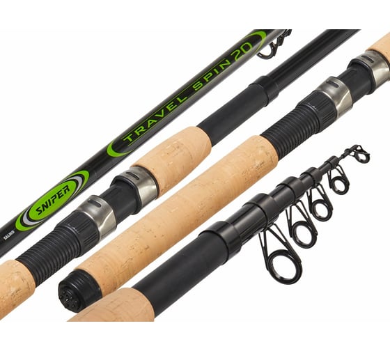 Спиннинговое телескопическое удилище SALMO Sniper TRAVEL SPIN 20 2.40 2419-240