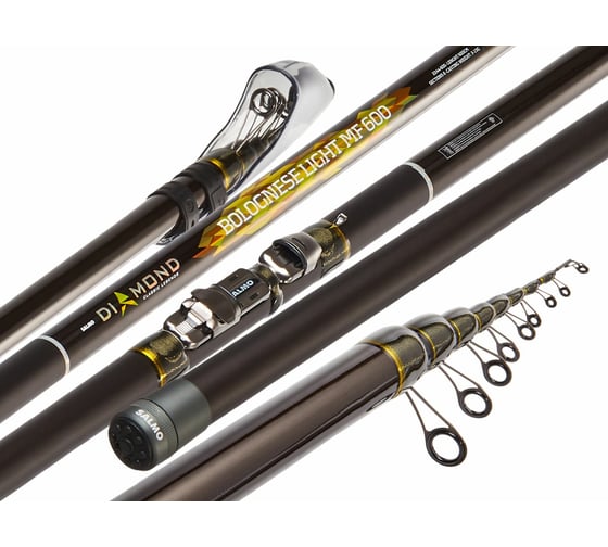 Поплавочное удилище с кольцами SALMO Diamond BOLOGNESE LIGHT MF 6.00 2244-600