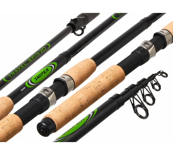 Спиннинговое телескопическое удилище SALMO Sniper TRAVEL SPIN 20 2.10 2419-210