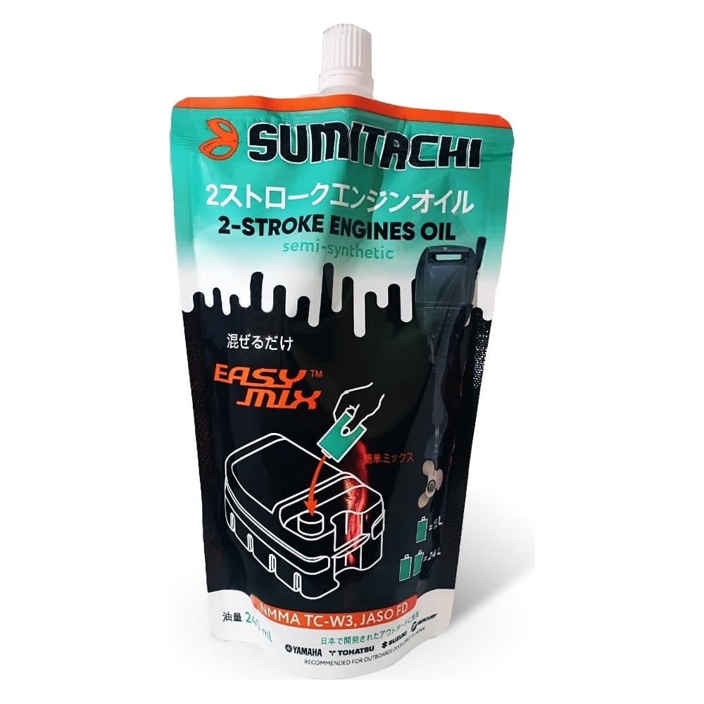 Масло для 2-тактных двигателей SUMITACHI TC-W3 0.24 л 5622 sum0.24L ...