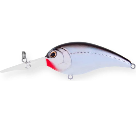 Воблер Strike Pro Крэнк Wormouth Wobbler 62, цвет: A010-EP Black Back Silver EG-037F#A010-EP