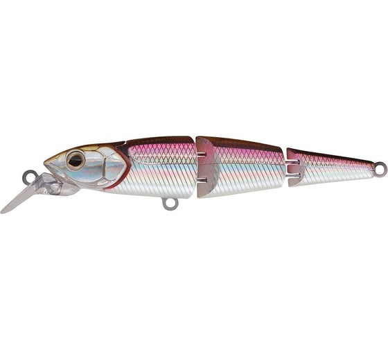 Воблер Strike Pro Составной Flying Fish Joint 90, цвет: A53-EP Silver Smelt UV EG-079JA#A53-EP 1