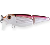 Воблер Strike Pro Составной Pygmy Jointed 40, цвет: A53-EP Silver Smelt UV EG-073J#A53-EP