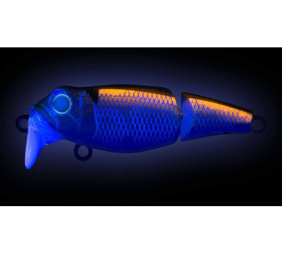 Воблер Strike Pro Составной Pygmy Jointed 40, цвет: A53-EP Silver Smelt UV EG-073J#A53-EP