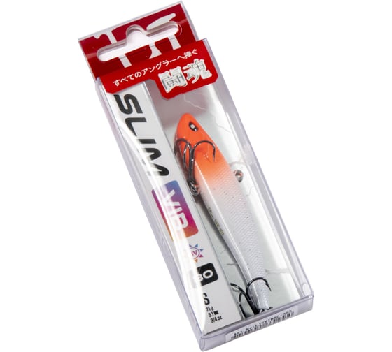 Воблер тонущий вертикальный Lucky John LJ Pro Series SLIM VIB S 80.00 мм, цвет 353 LJSVIB80-353