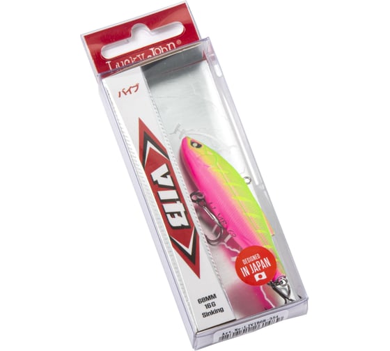 Воблер тонущий вертикальный Lucky John LJ Pro Series VIB S 68.00 мм, цвет 354 LJVIB68-354