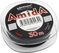 Леска Namazu Amida L-30 м, d-0.14 мм, test 2.80 кг, угольно-черный 10 шт NA30-0,14B