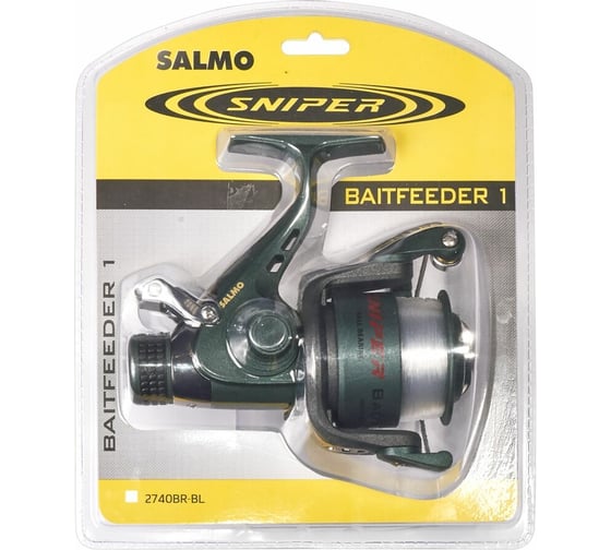 Безынерционная катушка SALMO Sniper BAITFEEDER 1 40BR блистер 2740BR-BL