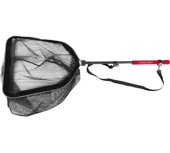 Складной прорезиненный подсачек LUCKY JOHN StreetFishing 60х50х120см LJ-7360-120 1