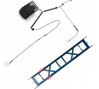 Оснастка фидерная Yaman «Лещ №3», кормушка 60 г, отвод 12 см, плетеный шнур 0.15 мм, крючок №10 Chinu Я-ОЛ3-60-015-10