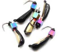 Мормышка вольфрамовая безнасадочная Yaman Гвоздик №2, вес 0.45 г, кубик, цвет латунь, 5 шт Я-МР0981