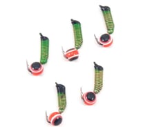 Мормышка вольфрамовая безнасадочная Yaman Ручейник №3, d-1.5 мм, L-8.5 мм, вес 0.45 г, рыбий глаз, 5 шт Я-МР2836