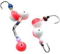 Мормышка литая Yaman Дробинка, вес 0.5 г, кр. Kumho №41, цвет фц. красный, 5 шт Я-МР1254ФКС