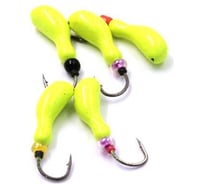 Мормышка литая Yaman Мотылек, вес 0.7 г, кр. Kumho №58, цвет фц. желтый, 5 шт Я-МР1259ФЖ