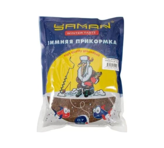 Прикормка Yaman Winter Taste Плотва зимняя увлажненная (карамель), цв. охра, 700 г Y-WT-25