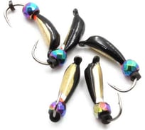 Мормышка вольфрамовая безнасадочная Yaman Гвоздик №2, вес 0.45 г, кристалл хамелеон, 5 шт Я-МР0984