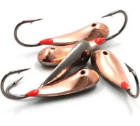 Мормышка паяная Yaman Уралка вес 2.5 г, кр.№4, медь, 5 шт Я-МРЛ02