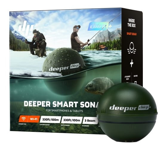 Беспроводной эхолот Deeper Smart Sonar Chirp+ DP3H10S10