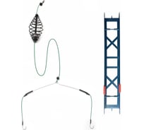 Оснастка фидерная Yaman Карп кормушка 20 г, 55 мм, коромысло 16 см, плетеный шнур 0.15 мм Я-ОК-20-015-8