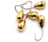 Мормышка Yaman капля с отверстием, цвет GOLD PLATED, d 4, вес 0.45 г, 5 шт Я-МР0044 1