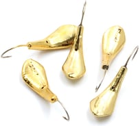 Мормышка Yaman Комар с отверстием, цвет GOLD PLATED, р.6, вес 1,9 г, 5 шт Я-МР0014