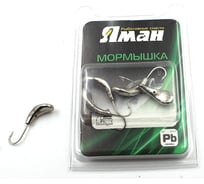 Мормышка Yaman Комар с отверстием, цвет NL, р.5, вес 1.0 г, 5 шт Я-МР0008