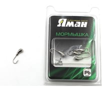 Мормышка Yaman уралка с отверстием, цвет NL, d 4, вес 0.5 г, 5 шт Я-МР0088