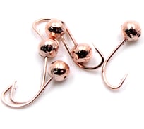 Мормышка Yaman шар с отверстием, цвет COPPER PLATED, d 6, вес 1.2 г, 5 шт Я-МР0122