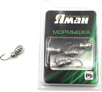 Мормышка Yaman шмель с отверстием, цвет NL, вес 1.2 г, 5 шт Я-МР0028