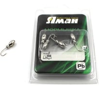 Мормышка Yaman щелкун с отверстием, цвет NL, вес 0.5 г, 5 шт Я-МР0033