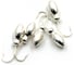 Мормышка Yaman щелкун с отверстием, цвет SILVER PLATED, вес 0.5 г, 5 шт Я-МР0035 1