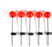 Сторожок витой Yaman Шар пластик, 5-25 г, 5 шт Я-РС324